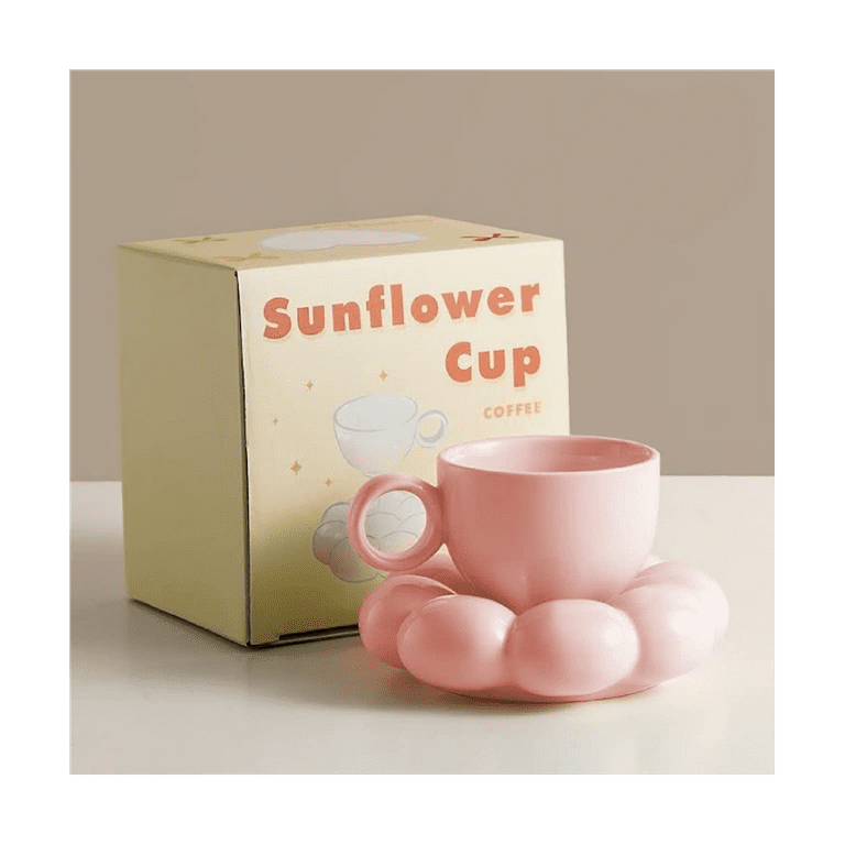 Light up your tea parties with our Sunflower Bloom Cup and Saucer