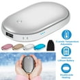 thumbnail image 2 of GPCT Chauffe-Mains Portable 5000mAh Banque d'Alimentation Rechargeable Chauffe-Poche Double Face, 2 of 7