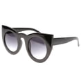 thumbnail image 1 of La Manera Clásica Del Diseñador Del Ojo De Gato De Las Nuevas Mujeres De Los Hombres Sombrea El Negro Brillante De Las Gafas De Sol Sunnimix Gafas de sol de las mujeres, 1 of 8