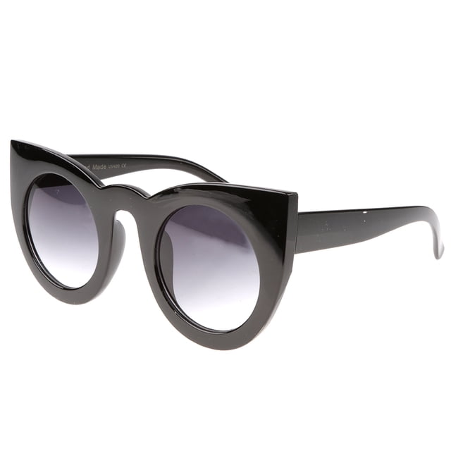 La Manera Clásica Del Diseñador Del Ojo De Gato De Las Nuevas Mujeres De Los Hombres Sombrea El Negro Brillante De Las Gafas De Sol Sunnimix Gafas de sol de las mujeres