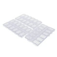thumbnail image 4 of 3Pc 12 Grids Plastic Organizer Container Storage Findings Containers Gem Beads Box for Jewelry Beads Clear, 4 of 9