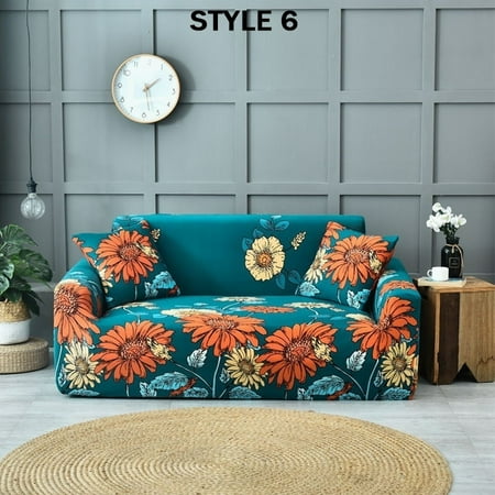 Full Stretch Sofa Slipcover 1 2 3 4 Seats Elastic Solid Color