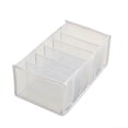 thumbnail image 2 of Clothes Organizer, Mesh Fabric Clothes Storage Organizer with Multiple Grids Foldable Drawer Divider Bag, Wardrobe Closet Storage Box for Daily Clothing Organization 12.6x6.7x4.7 Inch (1Pcs), 2 of 8