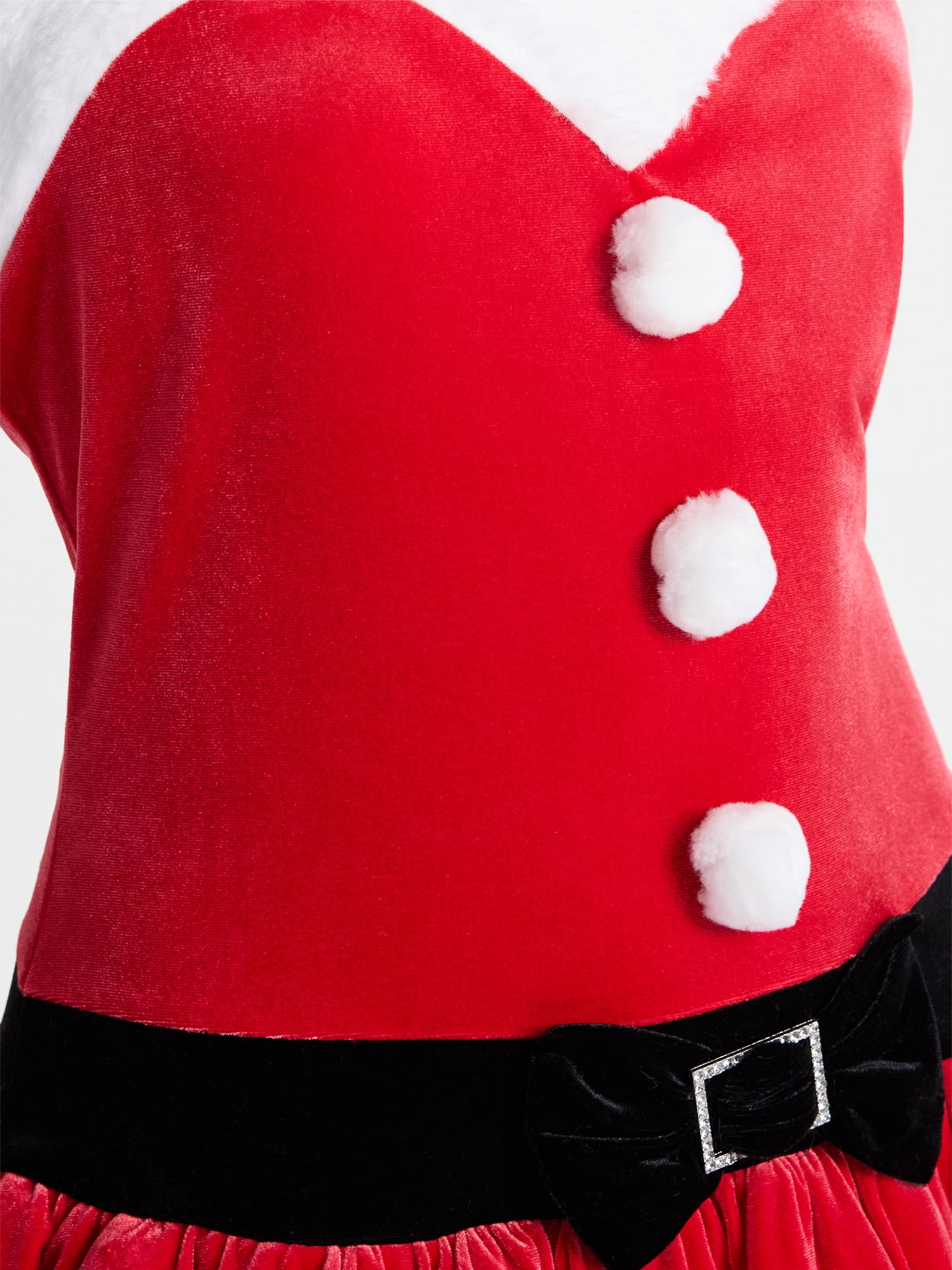 Santa Claus Bubble Mini Dress, Women's - image 3