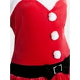 thumbnail image 3 of No Boundaries Santa Claus Bubble Mini Dress, Women’s, 3 of 4
