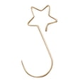 thumbnail image 2 of Ynlkorvg Hooks Multi-purpose Metal Star Shape Hooks Christmas Tree Holder Decoration Gold 20PCS, 2 of 3