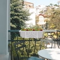 thumbnail image 3 of KAKOWELY 1Pc Iron Balcony Hanging Flowerpot Rack Sqaure Railing Fence Planter Holder,12.6X"X5.91"X5.91", 3 of 4