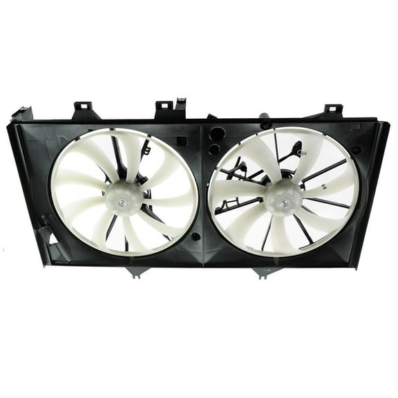 Radiator Dual Cooling Fan Assembly for 12 Toyota Camry V6 3.5L RFA83593 Fits select: 2013-2017 LEXUS ES, 2013-2018 TOYOTA AVALON
