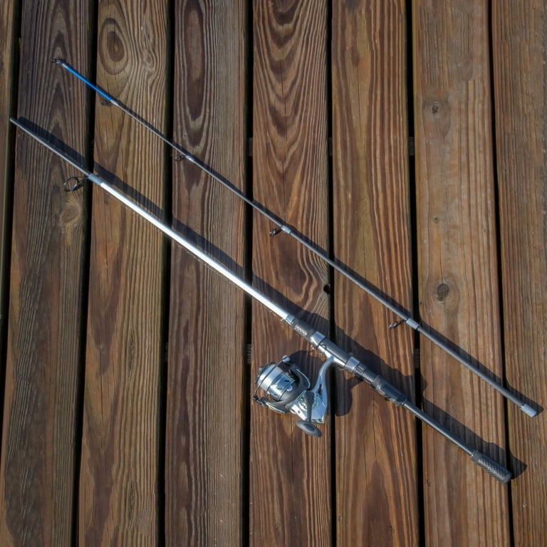 Ozark Trail 6000 Grit Stick 2 Piece Medium Heavy Surf Fishing Rod & Reel Combo