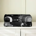 thumbnail image 3 of Sun and Moon Throw Blanket 40x50 Bohemian Exotic Blanket for Kids Teens Adult Women Boho Chic Mandala Fleece Blanket Galaxy Constellation Flannel Blanket,Black White Bed Couch Decor, 3 of 6