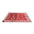 thumbnail image 2 of Ahgly Company Machine Washable Indoor Rectangle Abstract Red Modern Area Rugs, 3' x 5', 2 of 4