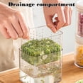 thumbnail image 4 of Aparatos de cocina, Accesorios de cocina, Caja doble para guardar ingredientes pequeños, Caja para alimentos, Caja para especias de cocina de grado alimenticio, Caja para conservar frescos, Caja trans, 4 of 6