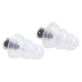 thumbnail image 2 of par de tapones para los oídos de silicona líquida con filtro para música, protección auditiva con reducción de ruido negra para conciertos de música, 2 of 15