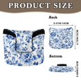 thumbnail image 2 of Haosy Blue and White Porcelain Floral Golf Mallet Putter Cover Strong Magnetic Leather Golf Club Headcover Closure, 2 of 7