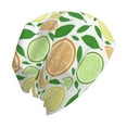 thumbnail image 3 of Beanie Hats for Men and Women, Cartoon Lemon Orange Slices Patterns Adult Unisex Knit Hat Winter Warm Skull Cap, 3 of 7