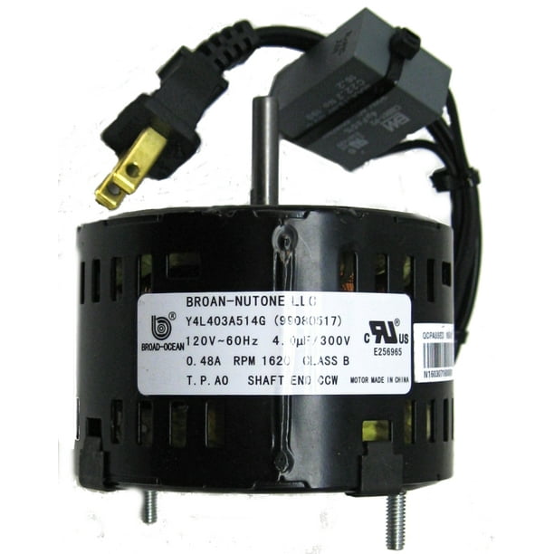 Broan Vent Fan Motor 99080517 1620 RPM 0.48 amps 120V 71731246