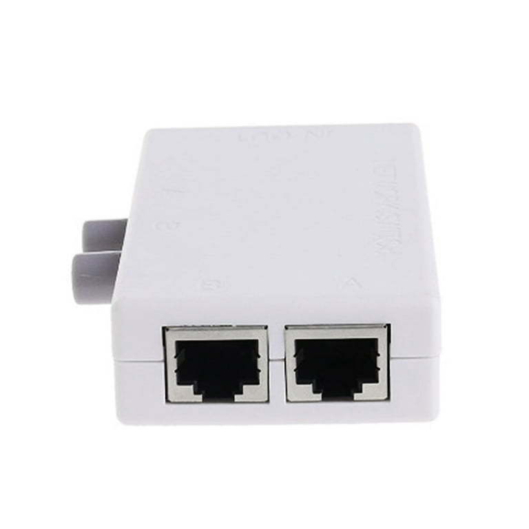 Mini 2 Port RJ45 RJ-45 Network Switch Ethernet Network Box