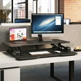 thumbnail image 6 of Mount-It! Electric Standing Desk Converter with 38" Desktop, Black, 6 of 9