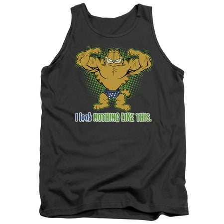 Garfield Nothing Like This Newspaper Comic Tank Top Shirt Adult T-Shirt Tee