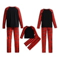 thumbnail image 2 of Sinhoon Family Matching Christmas Pajamas Set Long Sleeve Top and Pants PJs Sleepwear (Black2021,Men/M), 2 of 9