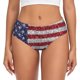 thumbnail image 1 of Balery America Flag Glitter Ropa Interior de Algodón para Mujer con Dibujo – Braguitas Cómodas y Elásticas, Estilo Clásico-XX-Large, 1 of 6