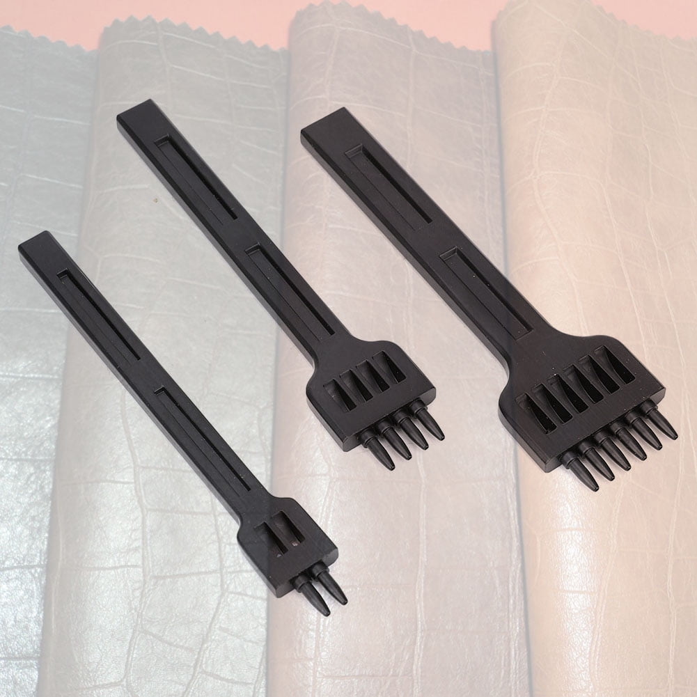 Leather Craft Hand Tool, Professional Leather Craft Tools 3pcs Smooth Handle  For Belt