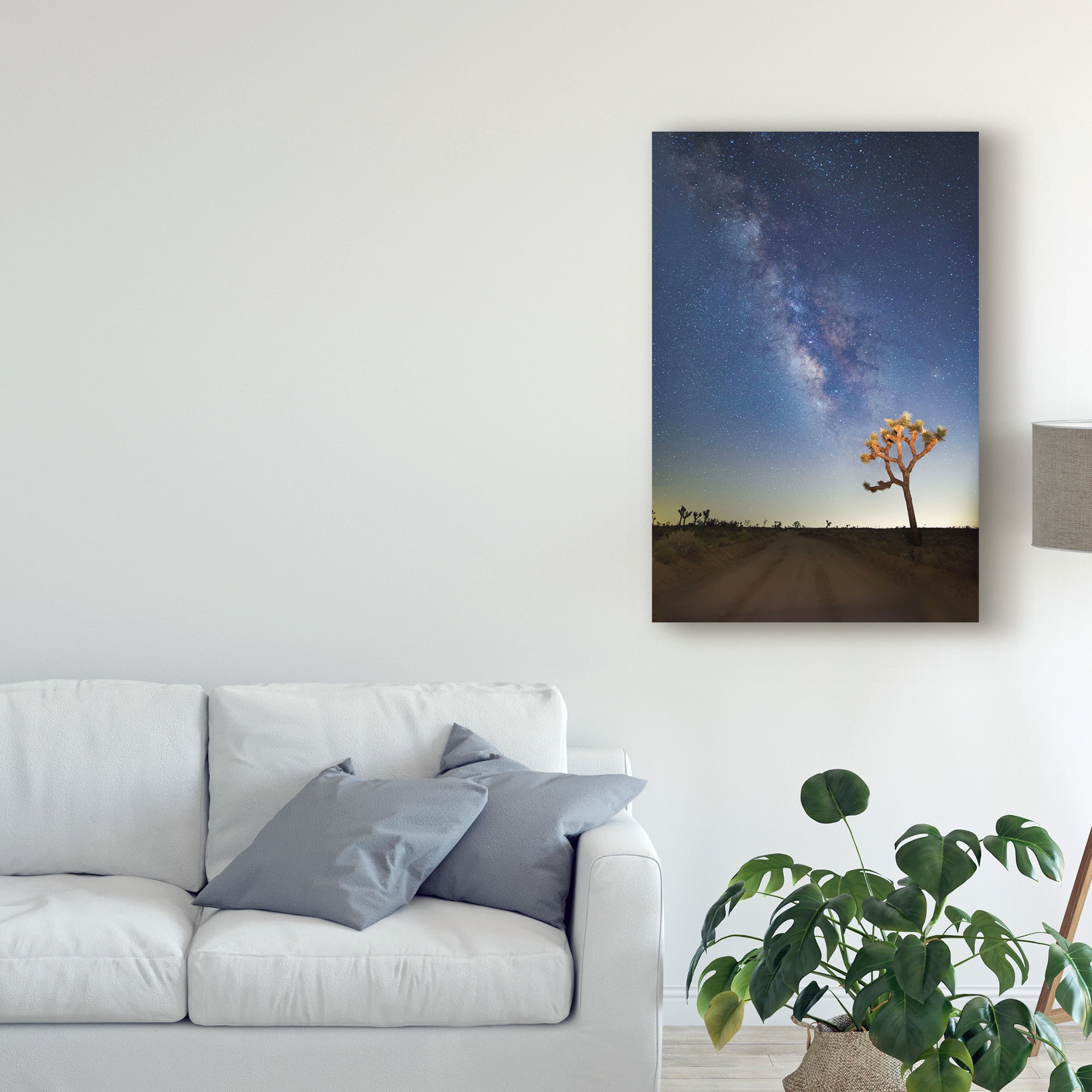 Trademark Fine Art 'Joshua Tree Milkyway' Canvas Art by American School