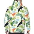 thumbnail image 5 of Hoodies for Men - Toucan and Hummingbird Long Sleeve Comfrt Men'S Fashion Hoodies & Sweatshirts, Sweatshirts for Men Hoodies Pullover Clothing Clothes with Pouch, 5 of 7