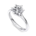 thumbnail image 3 of Meryn Jewel 14K White Gold Over 1.5 Ct Lab Created Diamond Engagement Ring - Elegant Round Cut Design - Remarkable Proposal Ring for Women - Thoughtful Gift for Anniversaries or Birthdays, 3 of 7