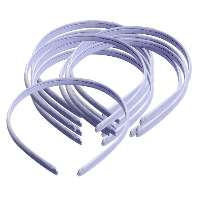 10 Piezas De Liso Diadema Alice Band Hair Band DIY Girls School Women Accesorio - Púrpura Sunnimix Alice Band