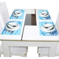 thumbnail image 4 of 6pcs Dolphin Leaping Out of Waters Placemat - 12x18in - Washable Heat Crease Resistant Printed Place Mat for Kitchen Dinner Table, 4 of 7