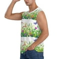 thumbnail image 3 of Picia Plants and Insects mens Cotton Tank Undershirts , Moisture-wicking Ribbed Tanks, Lightweight Cotton Tank Undershirts-3X-Large, 3 of 8