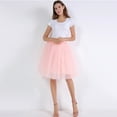 thumbnail image 5 of ZRBYWB Skirt For Women Carnival New Women Tulle Skirts Knee Length Long Adult Tutu Layered Short Prom Party Midi Skirt Holiday, 5 of 5