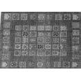 thumbnail image 1 of Ahgly Company Indoor Rectangle Abstract Gray Modern Area Rugs, 2' x 4', 1 of 4