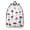 Mushroom and Sprig-1, variant on Mushroom and Sprig Black Pattern Backpack for School, Cute School Bag with Adjustable Shoulder Straps and Padded Back, 15.7"x11.8"x5.5"