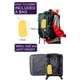 thumbnail image 4 of Chubasquero LOMON ligero e impermeable para mujer amarillo L, 4 of 5
