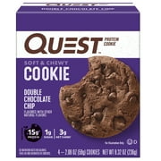 Quest Protein Cookie, High Protein, Double Chocolate Chip, 4 Count