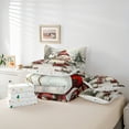 thumbnail image 5 of Homewish Funny Snowman Teens Twin Bedding Sets 7-Piece, Winter Christmas Flower Botanical Bedding Comforter Set, Rustic Farmhouse Reversible Sheet Sets, Ultra Soft Bedroom Decor, 5 of 7