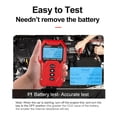 thumbnail image 4 of NOYAFA NOYAFA NF-512 Car Battery Analyzer - 12V/24V Quick Load Testing Tool with Video Guide, Accurate Diagnosis for Battery Health in Red, 4 of 6