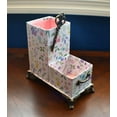 thumbnail image 2 of Spring Flowers Bouquet Desktop Organizer For Pens And Clips W/Antique Key Accent, 2 of 2