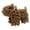 Dark Brown, variant on Cute Dog Chenille Hand Towel, 3D Puppy Hangable Fuzzy Ball Hand Towel Microfiber Super Soft Absorbent Bathroom & Kitchen Towels with Hanging Loop, Can Be Placed on the Sink Countertop