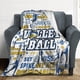 thumbnail image 5 of LHSHID Flannel Fleece Blanket American Football Field Green for Bedroom Couch Travelling Comfortable All Season Air Conditioning Blanket for Adult Chidern 30x40in, 5 of 6