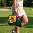 thumbnail image 2 of SEANATIVE Golf Cart Seat Covers for 2-Person Seats, Suitable for EZGO, Yamaha, Club Car and More, Scratch-resistant All Weather Golf Cart Accessory, Hawaiian Hibiscus Flower Tropical Leaf, 2 of 7