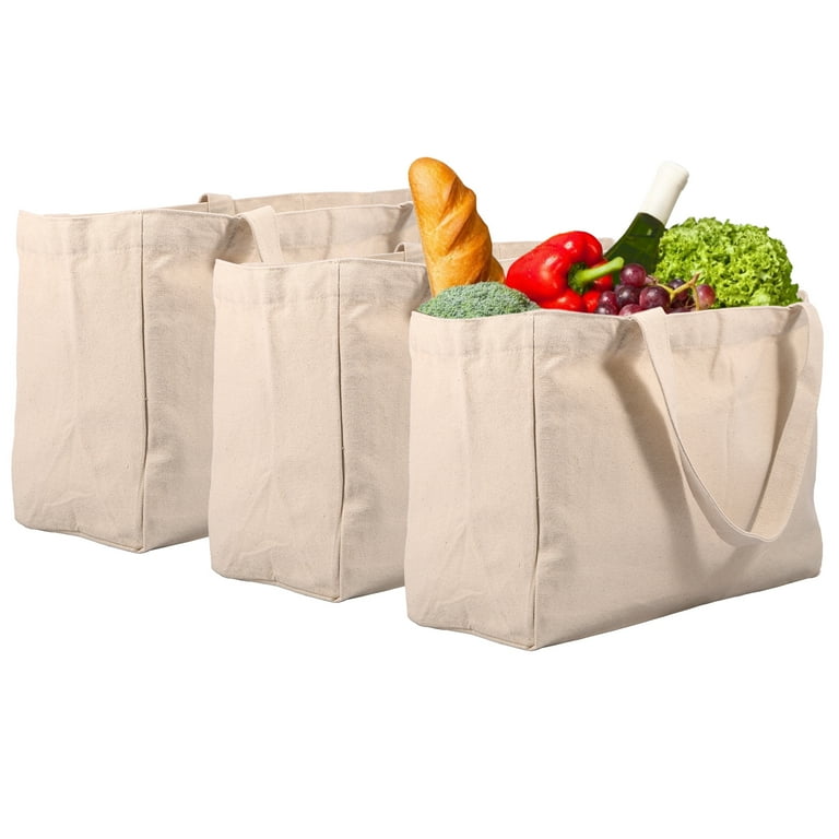 Heavy duty canvas grocery bags hotsell
