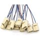 thumbnail image 2 of 10 Pieces G9 Lamp Holder, G9 Ceramic Base Socket With 150mm Teflon Wire For G9 Led Halogen Light Bulbs Home, 2 of 4