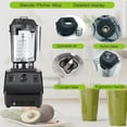 thumbnail image 3 of Blender Pitcher 48oz, Compatible avec VM0145 VM0100A 36019 16016 15978 Commercial etc, Blender Pitcher Récipient Pot Tasse, Garantie 5 Ans, 3 of 7