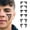 Viper - Black, variant on BLSTK Variety Pack Temporary Tattoo Eye Black | 6-Pack | Cut-Out Collection