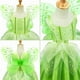 thumbnail image 5 of Disfraz de hada para niñas, vestido de princesa + alas de mariposa de hada, 2 piezas, para fiesta de cumpleaños, Halloween, Navidad, carnaval, cosplay, de 2 a 11 años., 5 of 5