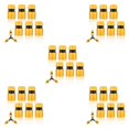 thumbnail image 3 of bedienty 6pcs/set Easy Disassembly Garden Hose Joiner For Wide Application Hose Coupling Hose Connector 5Set, 3 of 6