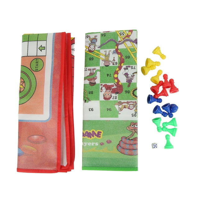 Board Game, Flying Chess Board Game Foldable With Tote Bag For Travel For Picnic